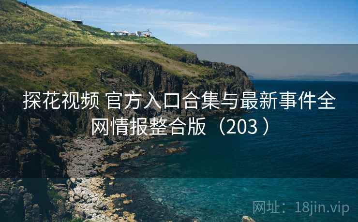 探花视频 官方入口合集与最新事件全网情报整合版（203 ）