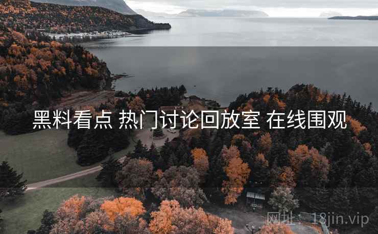 黑料看点 热门讨论回放室 在线围观